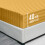 (Double Bed Sheet, Yellow/Ochre- Stripe Bed Sheet 40cm) Extra Deep Fitted Sheet 40cm Stripe Bedsheet UK 3