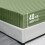 (Double Bed Sheet, Olive Green- Stripe Bed Sheet 40cm) Extra Deep Fitted Sheet 40cm Stripe Bedsheet UK 3