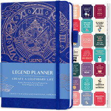 Legend Planner â Weekly & Monthly Life Planner to Hit Your Goals & Live Happier. Organizer Notebook & Productivity Journal. A5