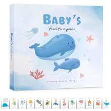 Memory Book for Baby Boy and Girlï¼First 5 Year Record Baby Memory Book for New Parents, Baby Scrapbook Baby Milestone Book to Record Every Event