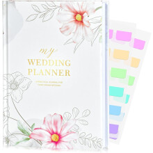 Wedding Planning Book and Organizer 192 Pages Wedding Gifts for Newly Engagement Couples Wedding Planners with Index Tab Checklists