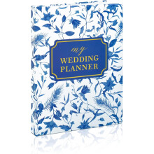Great Engagement Gifts, Detailed Wedding Planner Binder and Organiser for the Bride,192 Pages Memory Book, with 2 Zipper Pouch to Keep Receipt