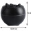 Essential Oil Diffuser, Volcano Fire Flame Aromatherapy Diffuser, 360ml Ultrasonic Cool Mist Humidifier, Scent Aroma Diffuser with 7 Colors Light 8