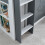 Bedmaster Lacy Grey and White Storage Mid Sleeper Bed 7