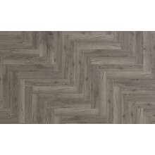 (2.57 m² / Pack Dark Grey Oak 2006-12) Aspen Wood Effect Click Laminate Flooring - Herringbone(8mm)