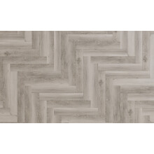 (2.57 m² / Pack Light Oak Grey 1051-26) Aspen Wood Effect Click Laminate Flooring - Herringbone(8mm)