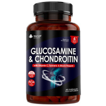 Glucosamine & Chondroitin + Vit C Turmeric & Black Pepper 365 Capsules