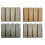(Brown Slatted Boards, 20) Square Slatted Composite Cladding Plastic Exterior 2