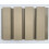 (Beige Slatted Boards, 20) Square Slatted Composite Cladding Plastic Exterior 3