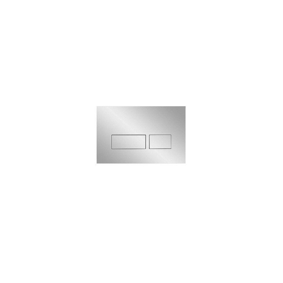 (Flush Plate Chrome) Wall Hung Toilet Rimless Dpt Pan, Seat & 1.12M Concealed Cistern Frame Wc Plate 5061068982245