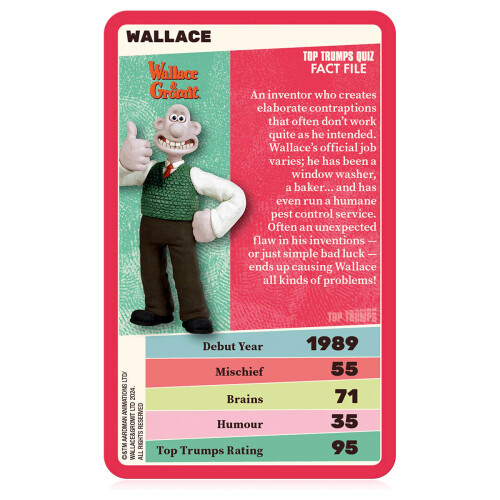 Top Trumps: World of Aardman 1