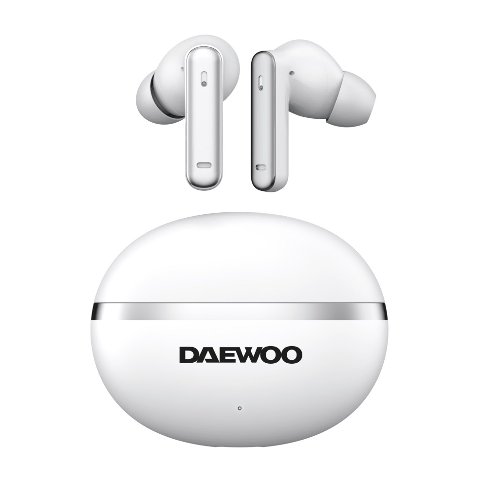 Daewoo Wireless Air Bud Pro Noise Cancelling Bluetooth Earbuds in Ear Earphones Colour: White