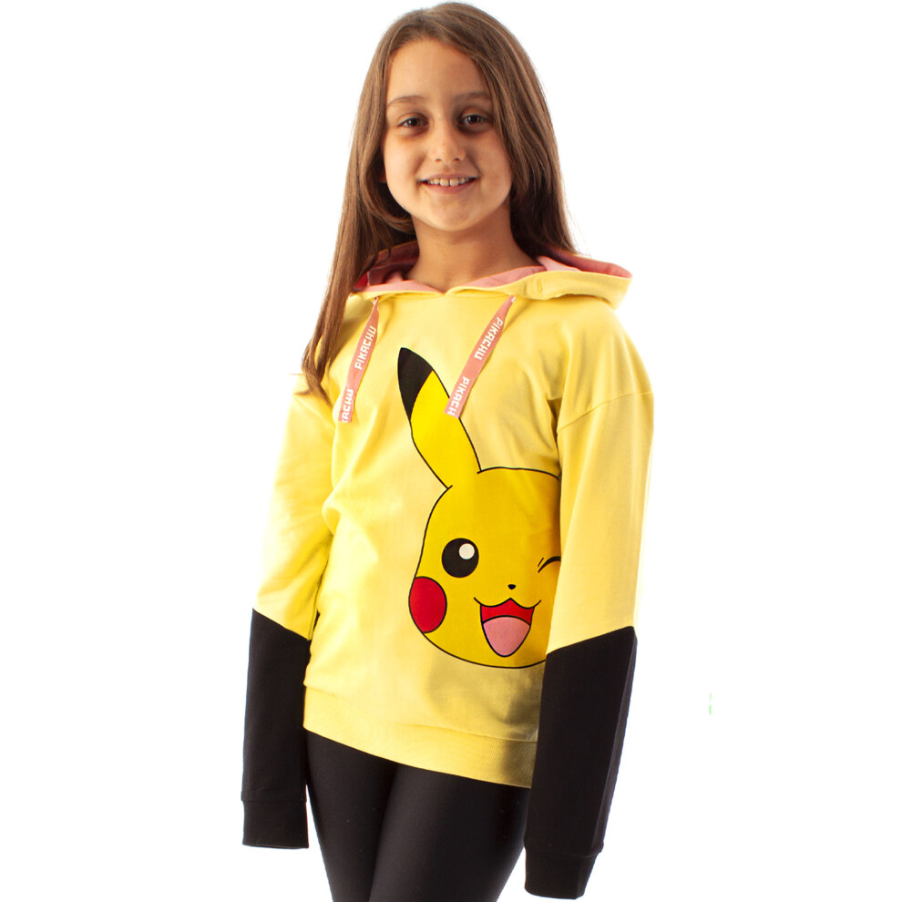 (5-6 Years) Pokemon Hoodie (Girls Yellow)