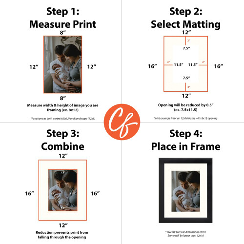 Craig Frames B402 Προκομμένο Ματ Φύλλο για Εκτύπωση 8x10, 11x14, Άσπρο 2