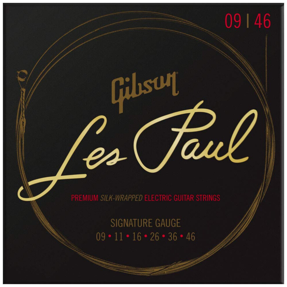 Gibson Les Paul Premium Electric Guitar Strings  Signature Gauge