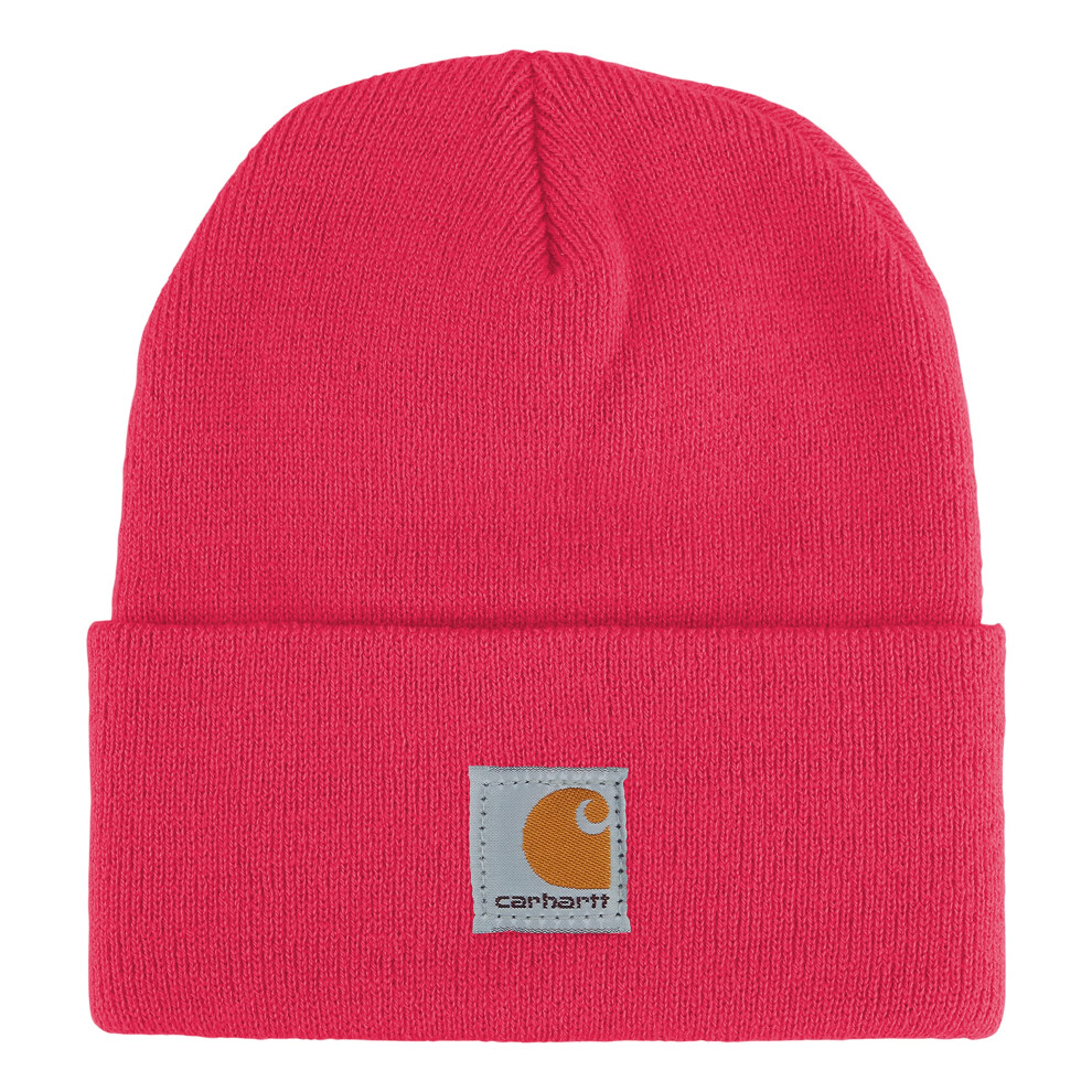 Carhartt unisex child Acrylic Watch Cold Weather Hat  Raspberry  2-4T