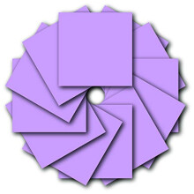 Siser EasyPSV Permanente Zelfklevende Craft Vinyl 12" x 12" Bladen (Licht Orchidee Paars, 12 Bladen)