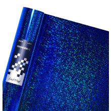 VViViD Mosaic+ Crafting Vinyl (Blauwe Holografische Glitter, 1ft x 5ft)