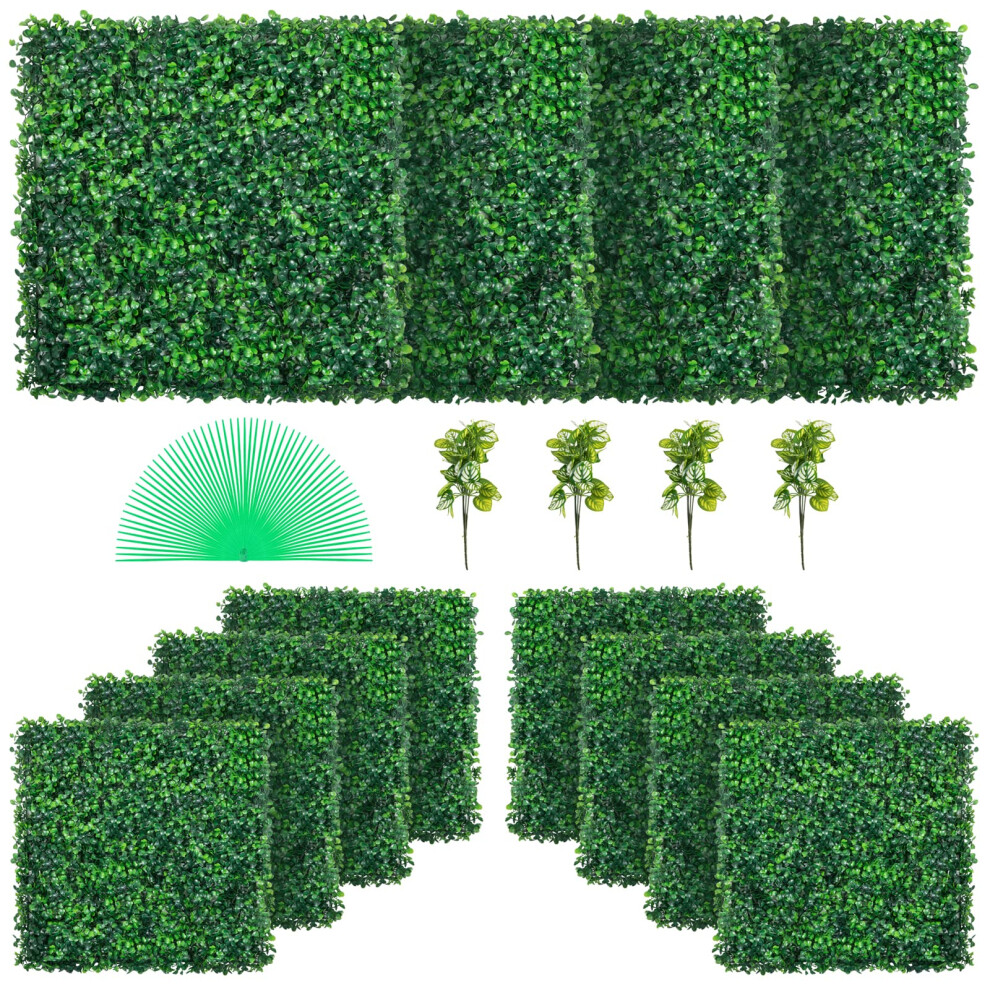 VEVOR 12PCS 20x20inch Grass Wall Panels  Boxwood Hedge Wall Panels  Ar