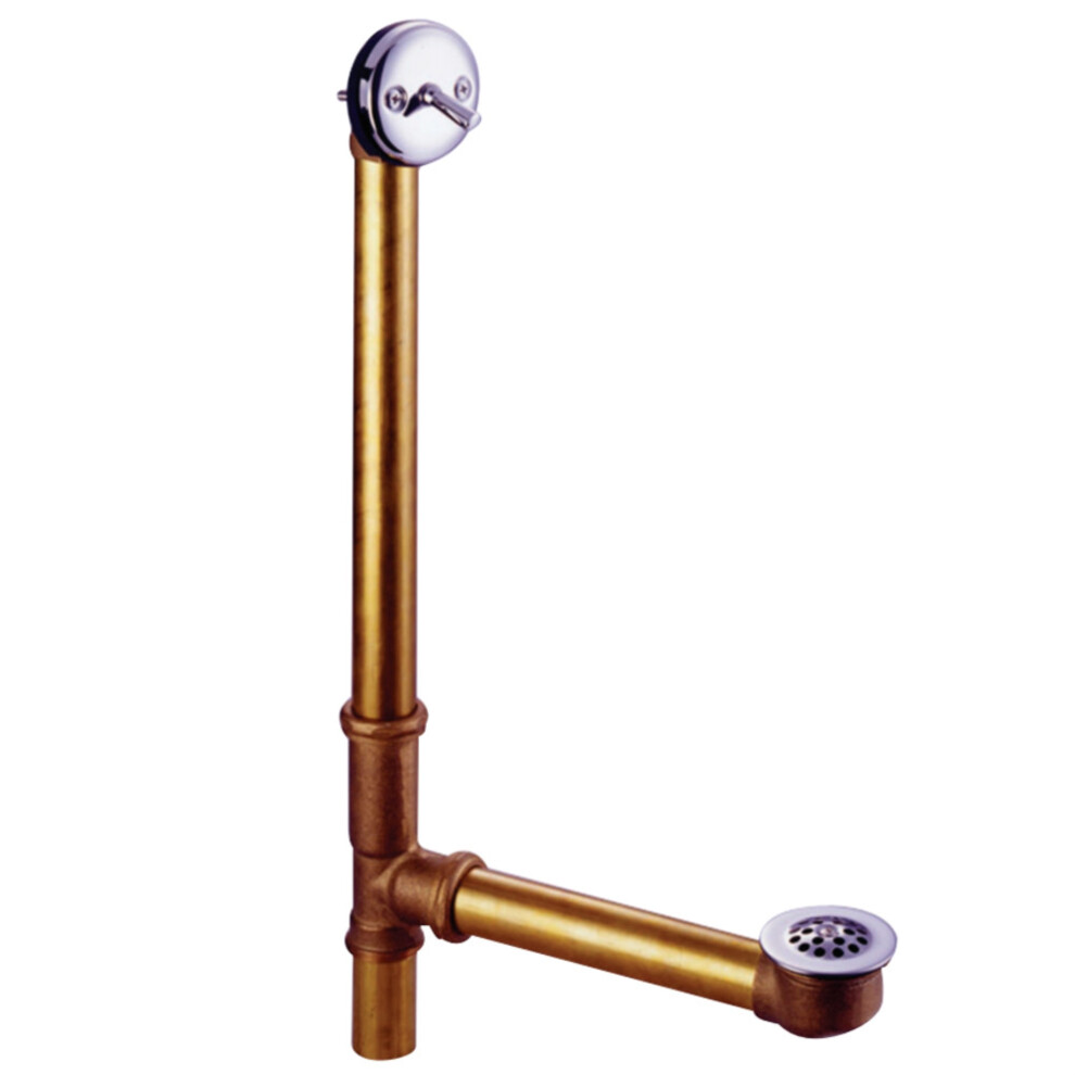 Kingston Brass Dtl1201 Bath Tub Drain With Overflow Polished Chrome 663370009082