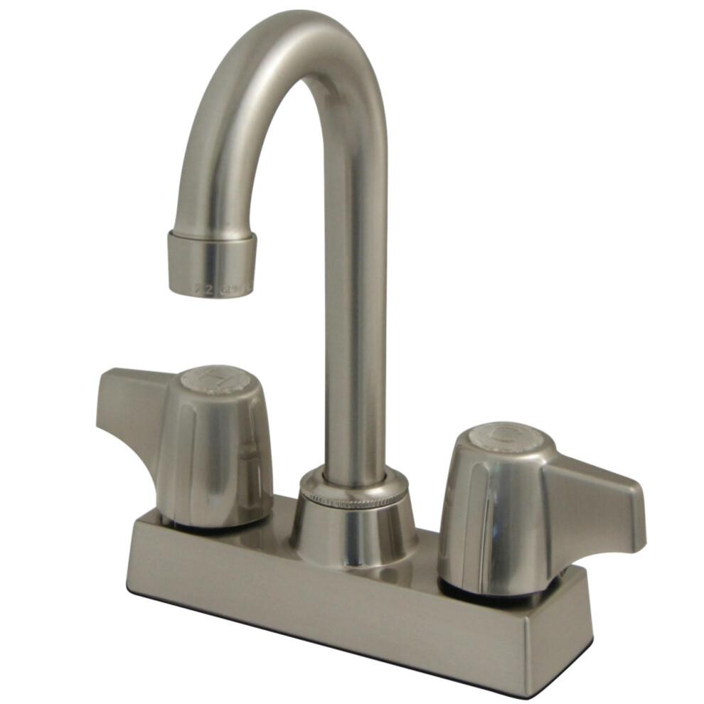 Kingston Brass KB460SN Vista 4"" Centerset Bar Faucet  Brushed Nickel