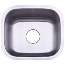 Gourmetier KU14167BN Undermount Single Bowl Kitchen Sink Brushed