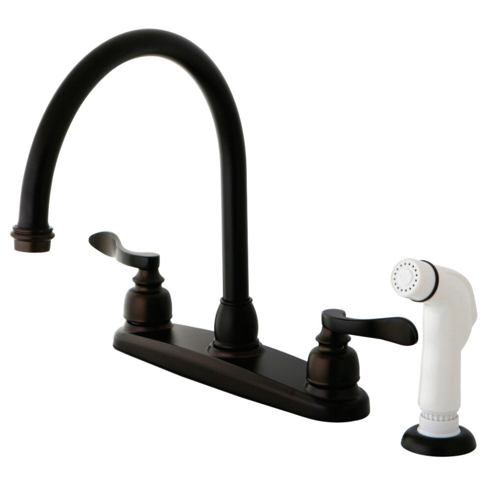 Photos - Tap Kingston Brass KB8795NFL NuWave French Centerset Kitchen Faucet Oil R