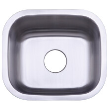 Gourmetier GKUS16168 Undermount Single Bowl Kitchen Sink Brushed