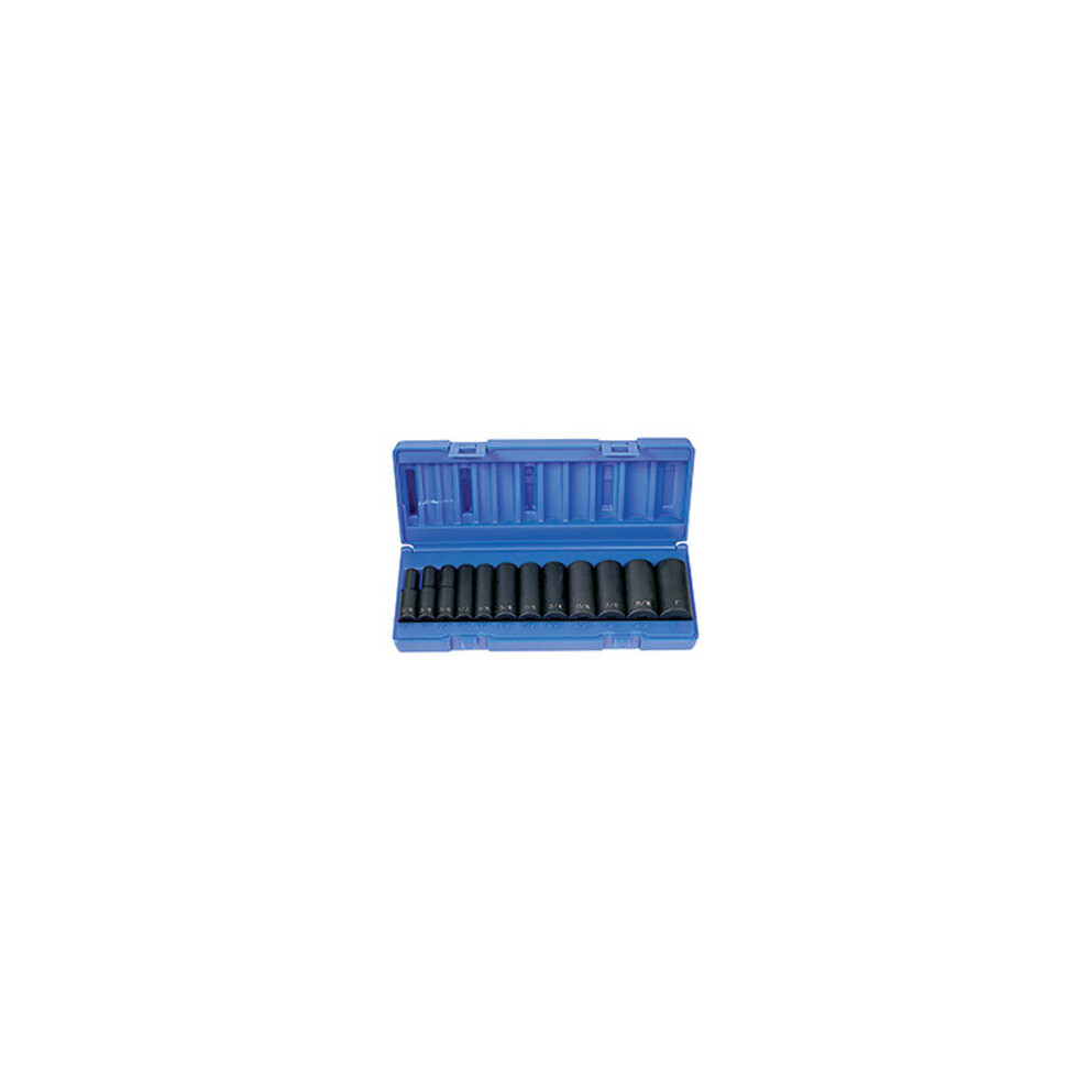 3/8"" Dr 6Pt Sae Deep Impact Set 12Pc 838780000022