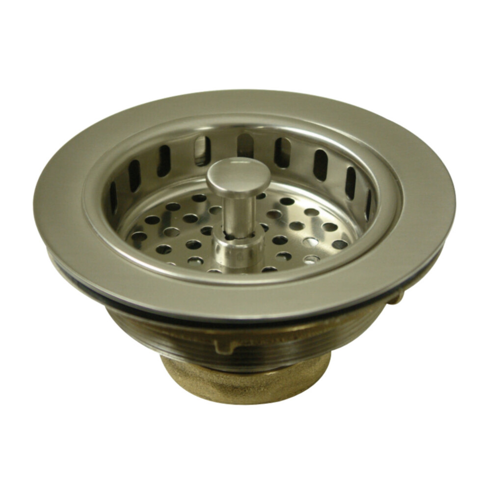 Kingston Brass KBS1008 Heavy Duty Kitchen Sink Waste Basket  Brushed N