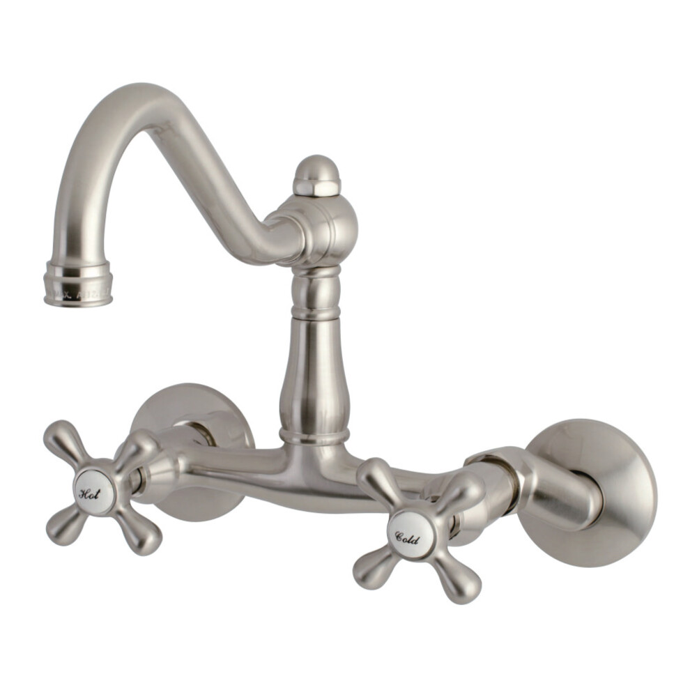 Photos - Tap Kingston Brass KS3228AX Vintage 6"" Adjustable Center Wall Mount Kitch