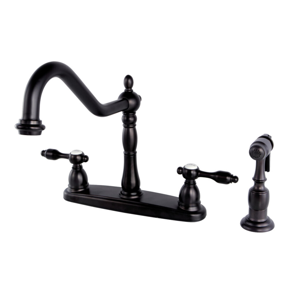Kingston Brass Kb1755talbs Tudor Centerset Kitchen Faucet Oil Rubbed 663370278341