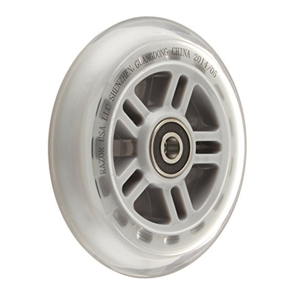 A Scooter Series Wheels with Bearings (set of 2) - Clear