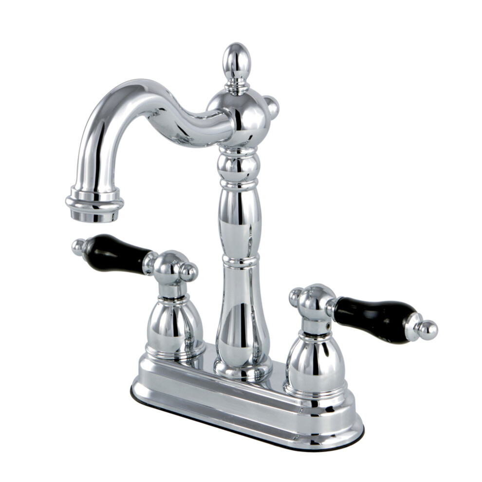 Photos - Kitchen Sink Kingston Brass KB1491PKL 4"" Centerset Bar Faucet CP 