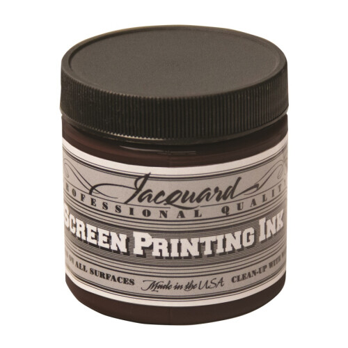 PROF SCRN PRNT INK 4OZ  BROWN