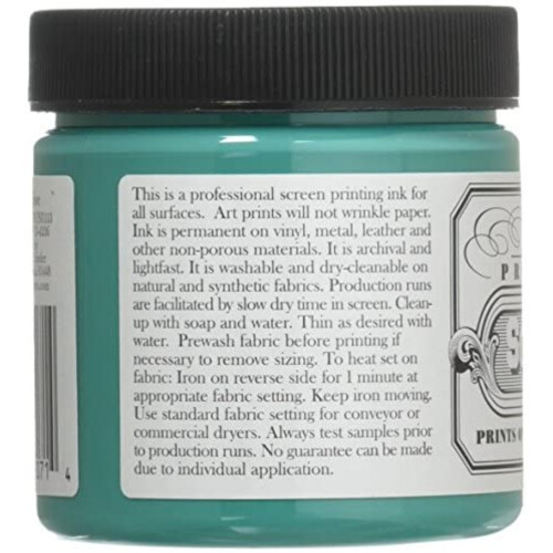 PROF SCRN PRNT INK 4OZ TURQUS 1