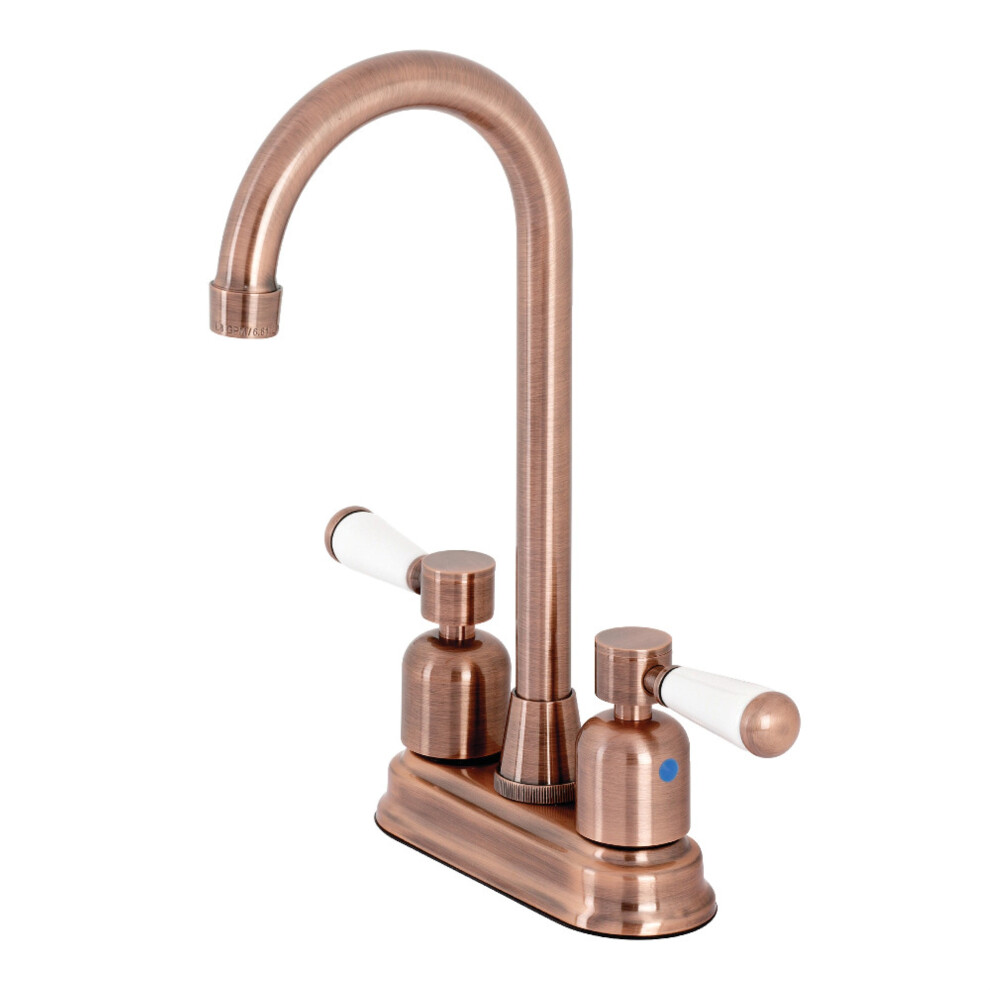 Photos - Tap Kingston Brass KB849DPLAC Paris Bar Faucet Antique Copper
