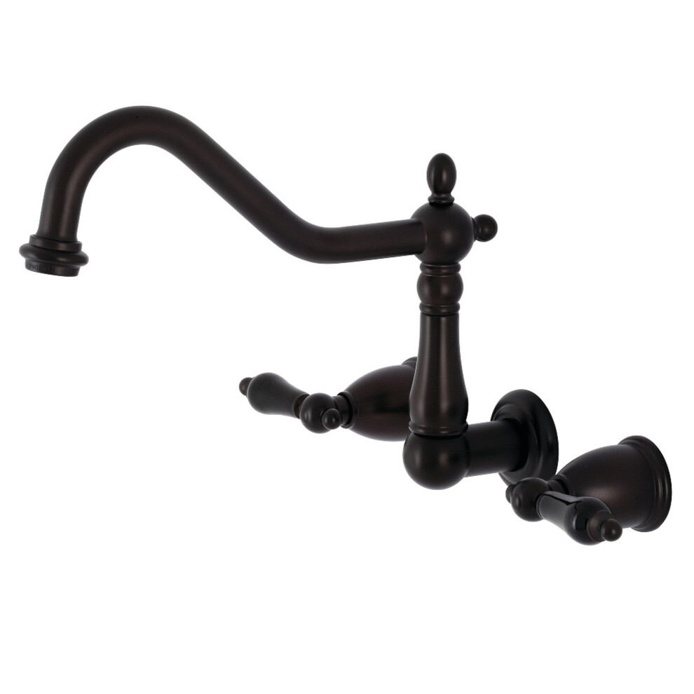 Kingston Brass KS1285PKL Duchess Wall Mount Kitchen Faucet  Oil Rubbed