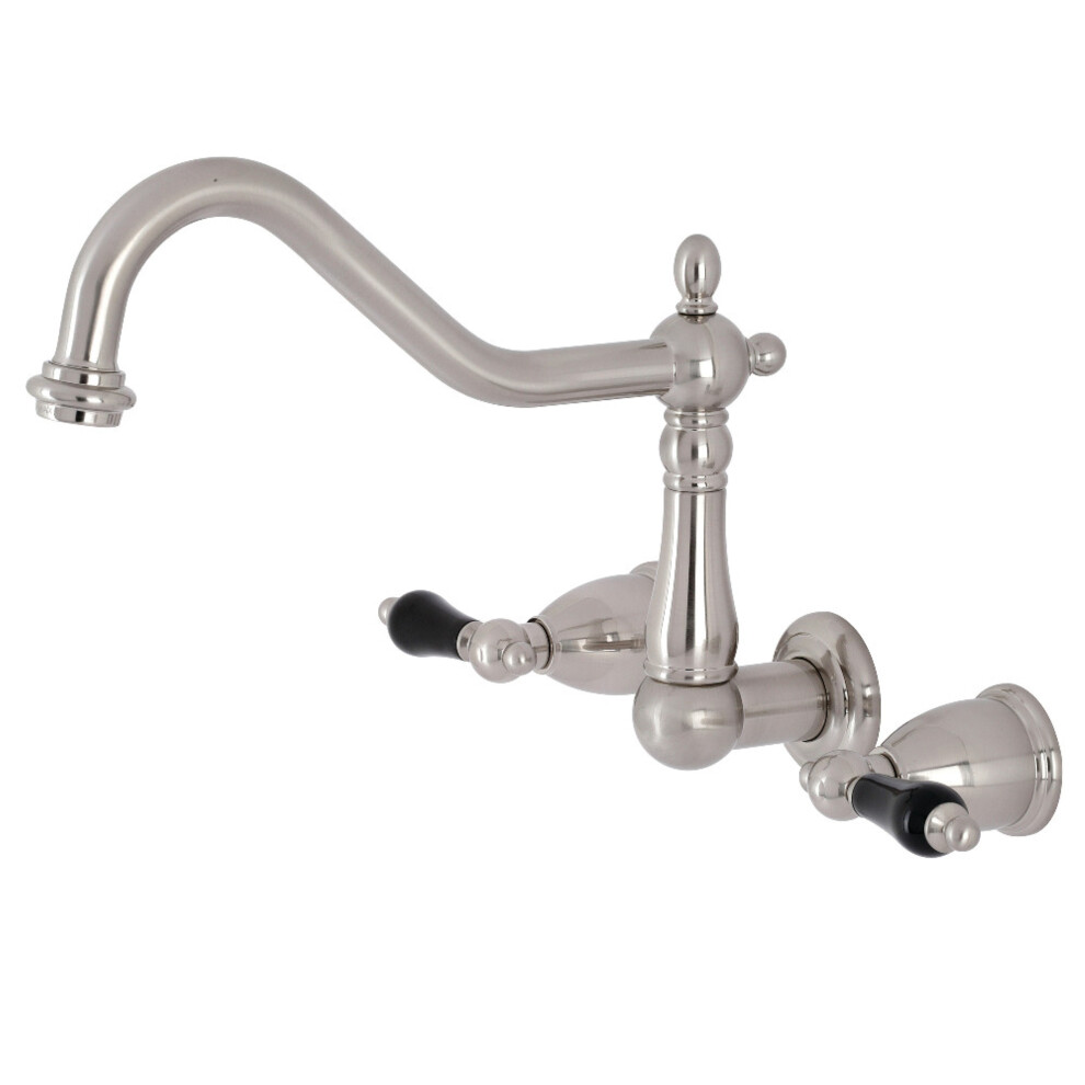 Kingston Brass KS1288PKL Duchess Wall Mount Kitchen Faucet  Brushed Ni