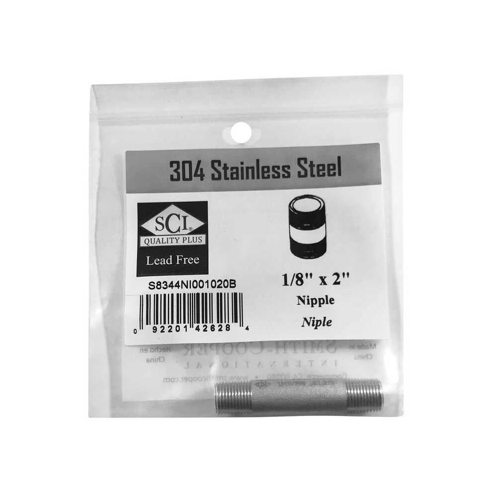 Nipple Ss 1/8""X2"" (Pack Of 1) 092201426284