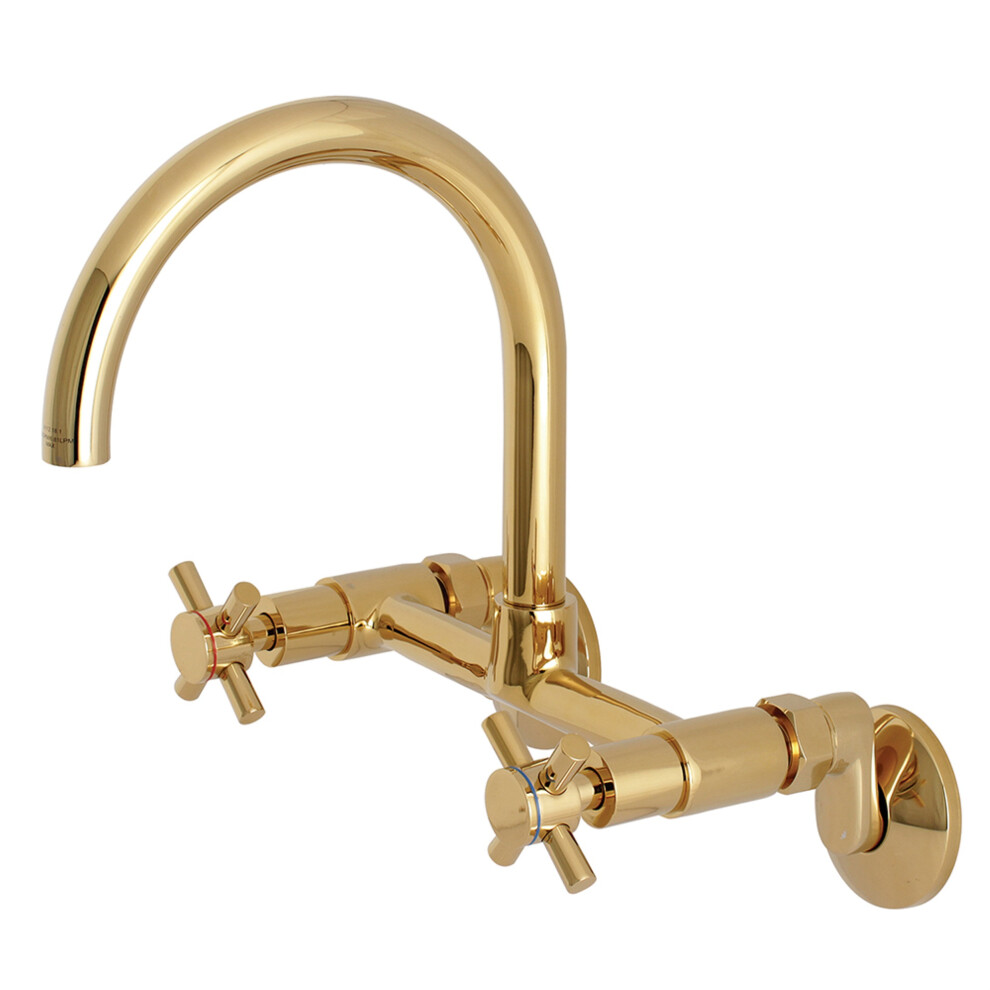 Photos - Other Bathroom Accessories Kingston Brass KS414PB Concord 8-Inch Adjustable Center Wall Mount Kit B079KTGLGS 