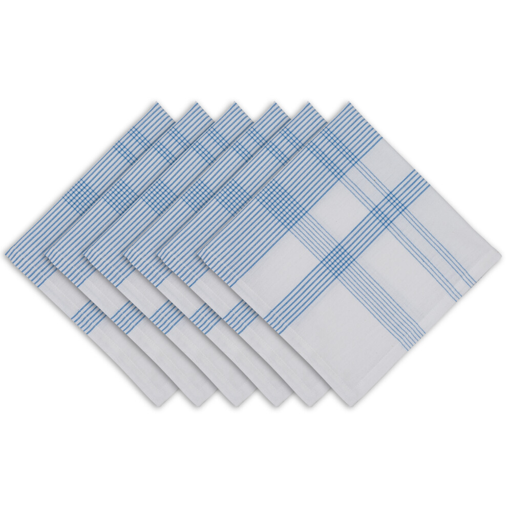 Lot de 6 serviettes     carreaux DII Summer Day