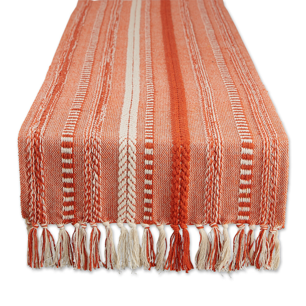 DII Vintage Red Braided Stripe Table Runner-image-OPC-PFPFY2F-NEW