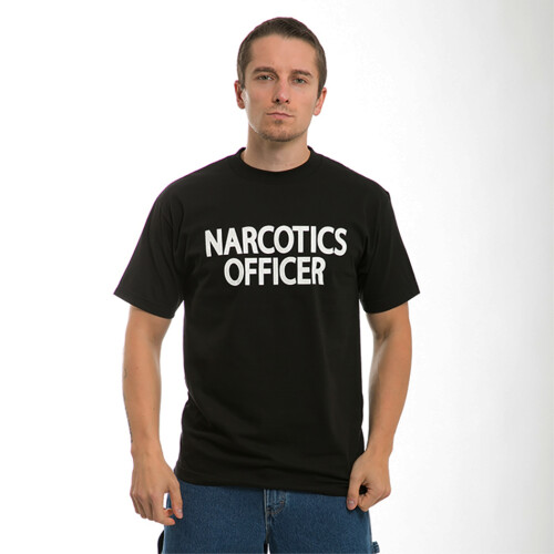 Αστυνομικές T-shirts, Υπαξιωματικός Ναρκωτικών Μαύρο, M 1
