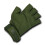 Leichter Halbfingerhandschuh Oliv 2X 3