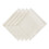 DII Cream Sugar pellavalautasliina (4 kpl sarja) 1