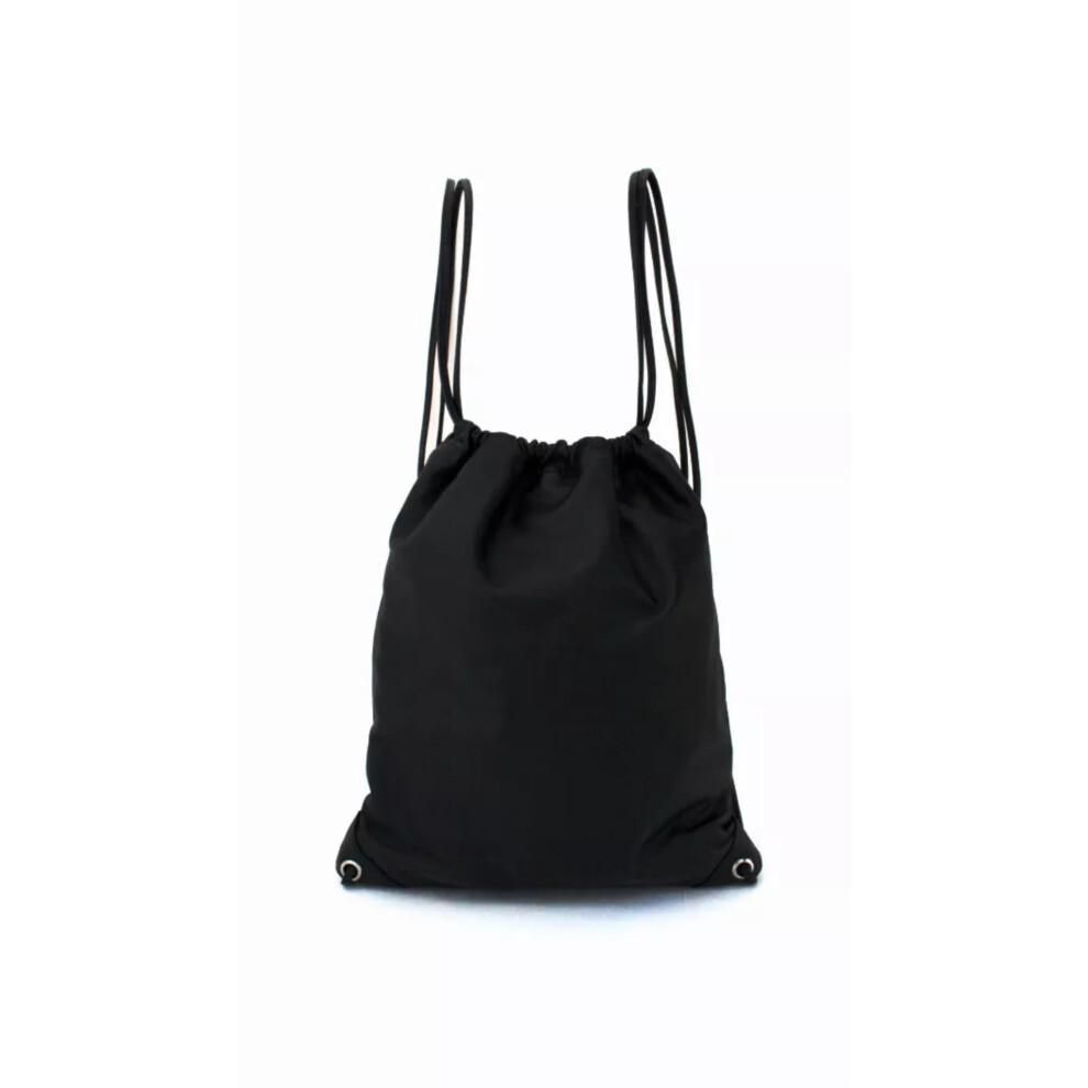 Leather Drawstring Backpack