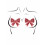 Rhinestone bow nipple jewels. 1