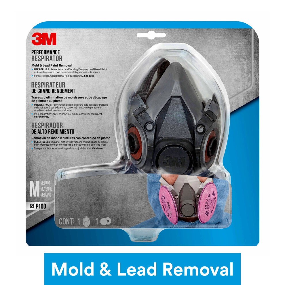 RESPIRATOR MOLD/PAINT MED 6297