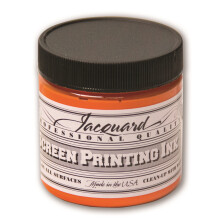 PROF SCRN PRNT INK 4OZ ORANGE